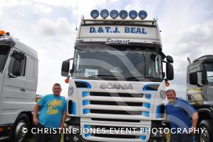 Wessex Truck Show Day 1 - August 2014: The first day of the show on August 9, 2014, was blessed with good weather. William and Matthew Beal, of D. & T.J. Beal. Photo 13