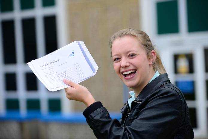 EXAM RESULTS 2014: Yeovil College students are over the moon!