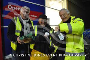 Ilminster Victorian Evening and Xmas Lights 2012: Lions Club members John Gildow, John Nicholson and Martin Smith. Photo 1