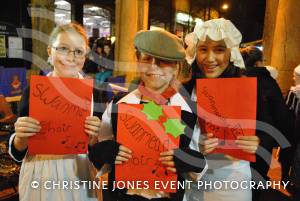Ilminster Victorian Evening and Xmas Lights 2012: Swanmead School pupils. Photo 4