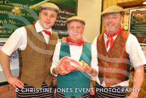 Ilminster Victorian Evening and Xmas Lights 2012: The lads at Bonner's Butchers in Ilminster. Photo 18