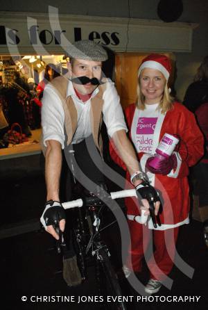 Ilminster Victorian Evening and Xmas Lights 2012: Simon Lowe and Katie Edmonson raising funds for CLIC Sargent. Photo 20