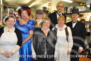 Ilminster Victorian Evening and Xmas Lights 2012: Staff at Ilminster Home Hardware. Photo 23