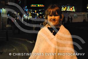Ilminster Victorian Evening and Xmas Lights 2012: A youngster enjoys the fun. Photo 26