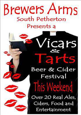 BEER AND CIDER FESTIVAL: Vicars and Tarts theme at the Brewers Arms