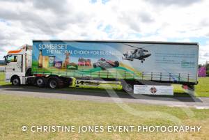 Wessex Truck Show Day 2 - August 2014: The Into Somerset truck on the second day of the Wessex Truck Show on August 10, 2014. Photo 7
