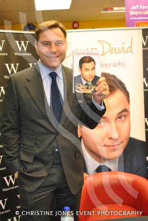 David Walliams poses for photos for the Yeovil Press at Waterstone's in Yeovil on December 1, 2012. Photo 5