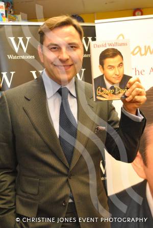 David Walliams poses for photos for the Yeovil Press at Waterstone's in Yeovil on December 1, 2012. Photo 7