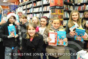 Fans at Waterstone's in Yeovil on December 1, 2012, wait to meet David Walliams. Photo 9