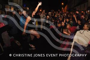 Kelly Druce leads the Kelly Leigh School of Dance at Chard Christmas Lights switch-on on November 30, 2012. Photo 9