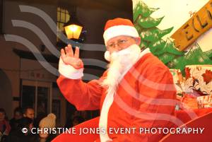 Father Christmas at Chard Christmas Lights switch-on on November 30, 2012. Photo 12