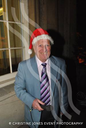 Master of ceremonies, Bill Case, at the Chard Christmas Lights switch-on on November 30, 2012. Photo 18