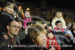 Some of the crowds at Crewkerne Christmas Lights switch-on on November 30, 2012. Photo 8