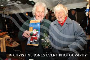 Stall-holders Ann Studley and Patsy Hinton at Crewkerne Christmas Lights switch-on on November 30, 2012. Photo 12