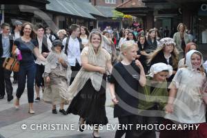 Castaway Theatre Group in Quedam Part 1 - September 2014: The Castaways performed a number of songs from the musical Les Miserables in the Quedam Shopping Centre on September 13, 2014. Photo 4