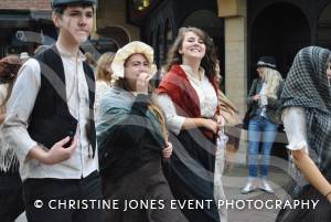 Castaway Theatre Group in Quedam Part 1 - September 2014: The Castaways performed a number of songs from the musical Les Miserables in the Quedam Shopping Centre on September 13, 2014. Photo 7
