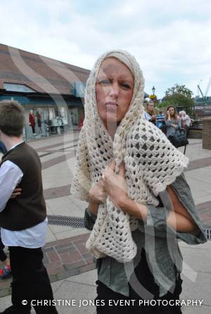 Castaway Theatre Group in Quedam Part 1 - September 2014: The Castaways performed a number of songs from the musical Les Miserables in the Quedam Shopping Centre on September 13, 2014. Photo 17