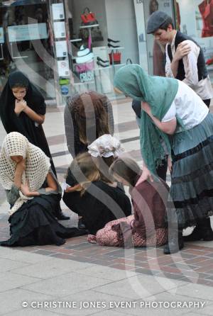 Castaway Theatre Group in Quedam Part 2 – September 2014: The Castaways performed a number of songs from the musical Les Miserables in the Quedam Shopping Centre on September 13, 2014. Photo 6