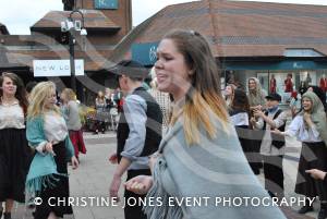 Castaway Theatre Group in Quedam Part 3 – September 2014: The Castaways performed a number of songs from the musical Les Miserables in the Quedam Shopping Centre on September 13, 2014. Photo 4