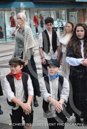 Castaway Theatre Group in Quedam Part 3 – September 2014: The Castaways performed a number of songs from the musical Les Miserables in the Quedam Shopping Centre on September 13, 2014. Photo 15