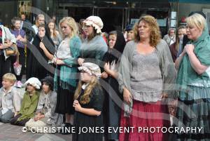Castaway Theatre Group in Quedam Part 3 – September 2014: The Castaways performed a number of songs from the musical Les Miserables in the Quedam Shopping Centre on September 13, 2014. Photo 17