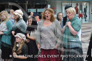 Castaway Theatre Group in Quedam Part 3 – September 2014: The Castaways performed a number of songs from the musical Les Miserables in the Quedam Shopping Centre on September 13, 2014. Photo 23