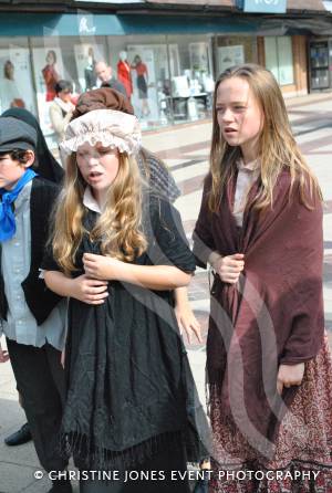 Castaway Theatre Group in Quedam Part 4 – September 2014: The Castaways performed a number of songs from the musical Les Miserables in the Quedam Shopping Centre on September 13, 2014. Photo 9