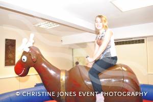 Hello, Bygones! A Xmas Bash - Dec 2, 2012: Having fun on the Reindeer Rodeo courtesy of the Fun Zone. Photo 2