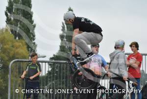 Chard skate jam - September 2014: Young people gathered at the skate park at Henson Park, Chard, to show off their cycling, skateboarding and scooter skills and were joined by community groups for the annual Skate Jam. Photo 9