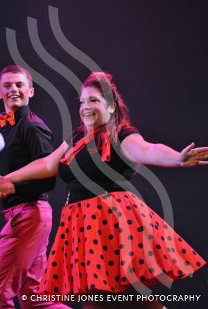 Castaway Theatre Group 10th anniversary show Part 1 – September 2014: The Castaways wowed the audience with a celebration show on Sept 19-20, 2014, at the Octagon Theatre in Yeovil with song, music and dance. Photo 14