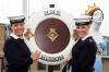 Suits you sister! Herron girls together at HMS Heron!