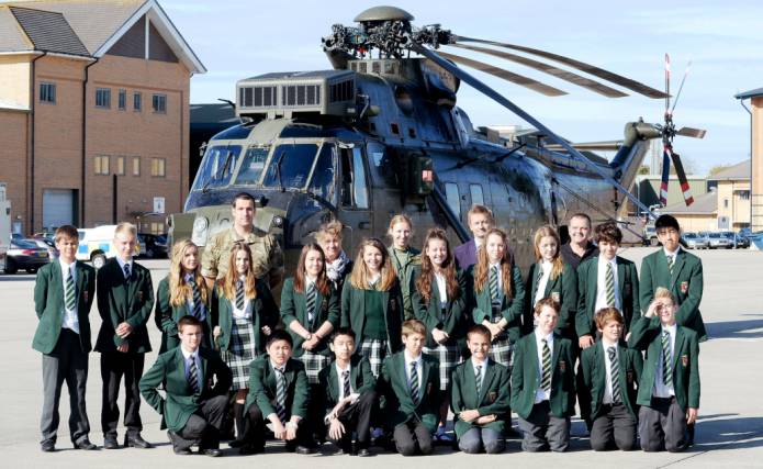 SCHOOL NEWS: Pupils visit RNAS Yeovilton