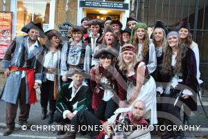 Harlequin CC and Tortuga – Oct 2014: Harlequin CC at Ilminster Carnival on October 4, 2014, with their entry Tortuga. Photo 21