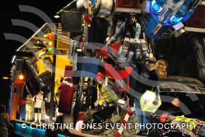 Gemini CC at Chard Carnival - October 2014: Gemini CC wowed the crowds at Chard Carnival on October 11, 2014, with their entry Transformers The Cube. Photo 1