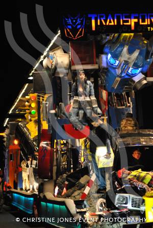 Gemini CC at Chard Carnival - October 2014: Gemini CC wowed the crowds at Chard Carnival on October 11, 2014, with their entry Transformers The Cube. Photo 4