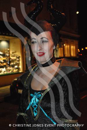 Chard Hallowe'en 2014 - – the town centre was packed as traders laid on Trick or Treat activities for children and parents. Photo 8