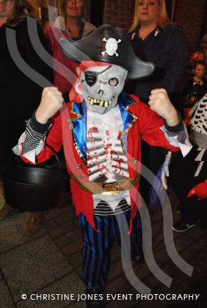 Chard Hallowe'en 2014 - – the town centre was packed as traders laid on Trick or Treat activities for children and parents. Photo 11