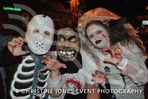 Chard Hallowe'en 2014 - – the town centre was packed as traders laid on Trick or Treat activities for children and parents. Photo 22