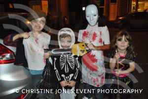 Chard Hallowe'en 2014 - – the town centre was packed as traders laid on Trick or Treat activities for children and parents. Photo 28
