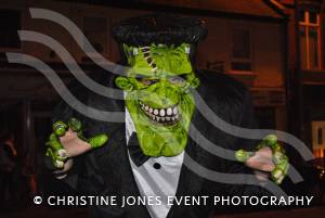 Chard Hallowe'en 2014 - – the town centre was packed as traders laid on Trick or Treat activities for children and parents. Photo 29