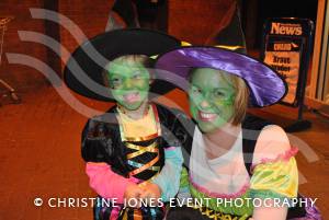 Chard Hallowe'en 2014 - – the town centre was packed as traders laid on Trick or Treat activities for children and parents. Photo 34