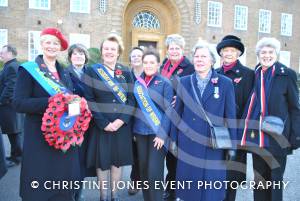Remembrance Sunday Yeovil Pt 1 – November 9, 2014: Hundreds of people of all ages and from all walks of life gathered to show their respects at the War Memorial in Yeovil town centre. Photo 1