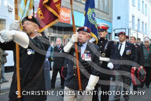 Remembrance Sunday Yeovil Pt 1 – November 9, 2014: Hundreds of people of all ages and from all walks of life gathered to show their respects at the War Memorial in Yeovil town centre. Photo 9