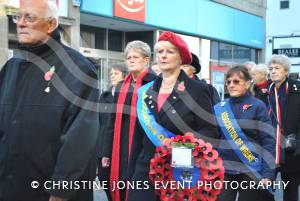 Remembrance Sunday Yeovil Pt 1 – November 9, 2014: Hundreds of people of all ages and from all walks of life gathered to show their respects at the War Memorial in Yeovil town centre. Photo 13