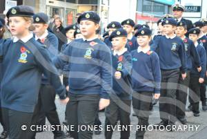 Remembrance Sunday Yeovil Pt 1 – November 9, 2014: Hundreds of people of all ages and from all walks of life gathered to show their respects at the War Memorial in Yeovil town centre. Photo 18