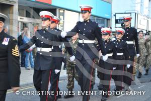 Remembrance Sunday Yeovil Pt 1 – November 9, 2014: Hundreds of people of all ages and from all walks of life gathered to show their respects at the War Memorial in Yeovil town centre. Photo 19
