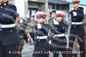 Remembrance Sunday Yeovil Pt 1 – November 9, 2014: Hundreds of people of all ages and from all walks of life gathered to show their respects at the War Memorial in Yeovil town centre. Photo 20