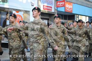 Remembrance Sunday Yeovil Pt 1 – November 9, 2014: Hundreds of people of all ages and from all walks of life gathered to show their respects at the War Memorial in Yeovil town centre. Photo 21