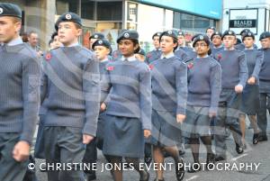 Remembrance Sunday Yeovil Pt 1 – November 9, 2014: Hundreds of people of all ages and from all walks of life gathered to show their respects at the War Memorial in Yeovil town centre. Photo 23