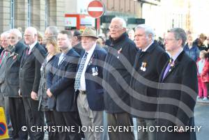 Remembrance Sunday Yeovil Pt 2 – November 9, 2014: Hundreds of people of all ages and from all walks of life gathered to show their respects at the War Memorial in Yeovil town centre. Photo 2